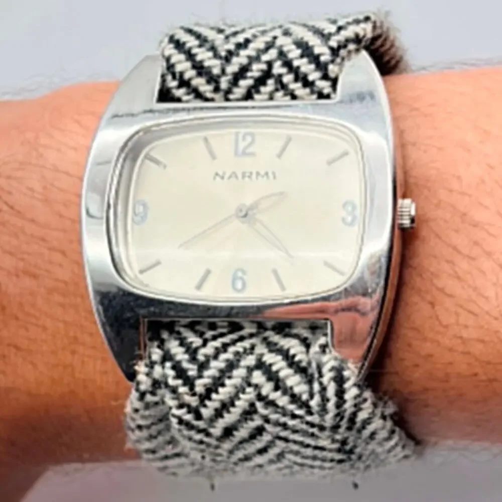 Silver Woven Narmi Watch